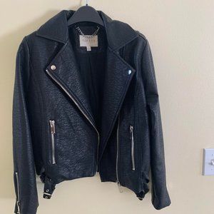 Moon River Vegan Leather Moto Jacket NEW Small